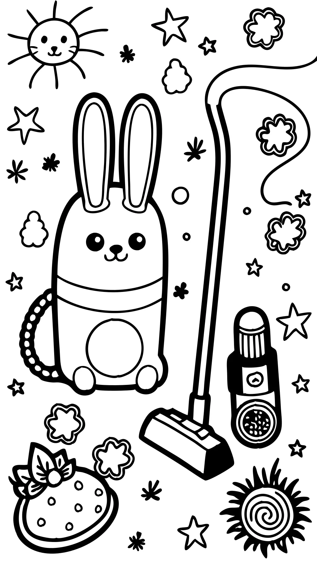 vacuum coloring page